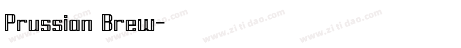 Prussian Brew字体转换